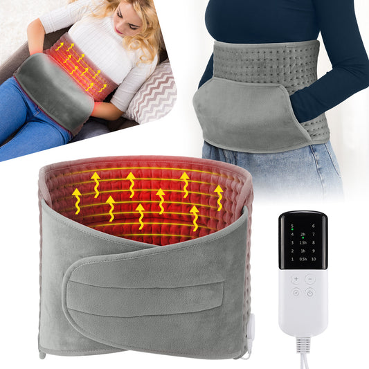 Amazon New In-line Heating Belt With Pocket 4-gear Timing Household Warm Body Warming Electric Blanket Private