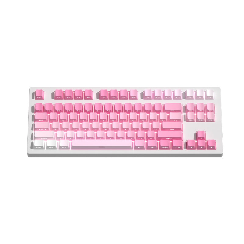 Extreme Day Blush Dust Dark Fragrance Side Engraved Key Cap Sublimation PBT Gradient Personality Mechanical Keyboard Available Game
