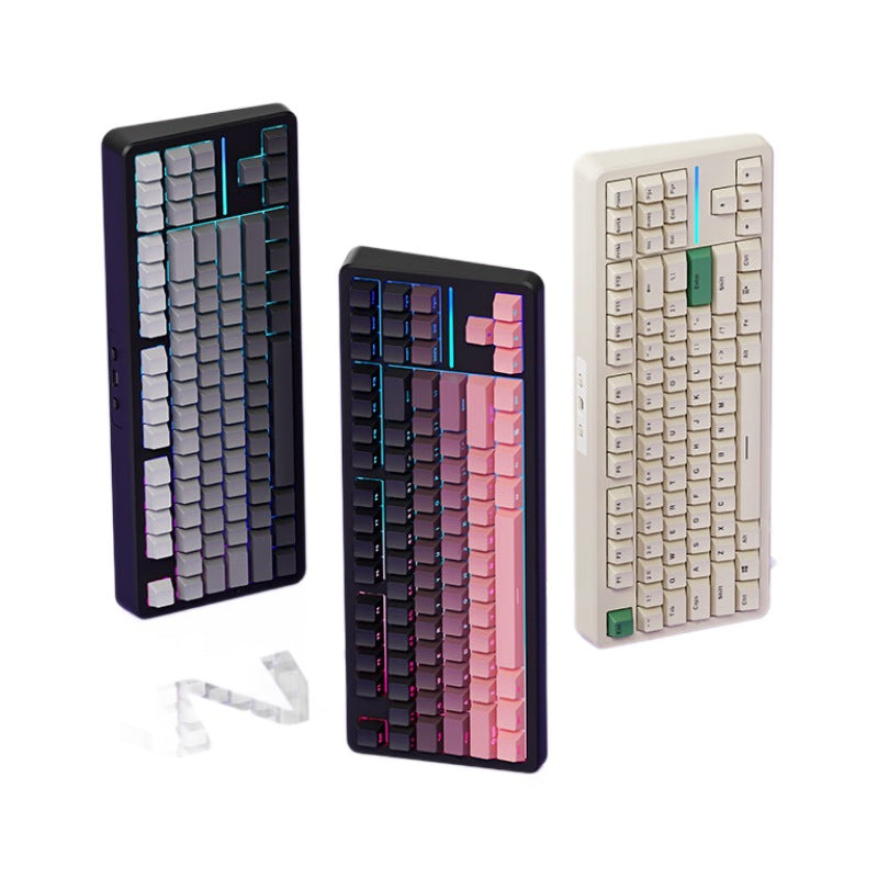Forerunner X87 Customized Mechanical Keyboard Gasket Structure Side Engraved Wireless Three-mode Bluetooth Mahjong Sound