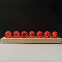 Seven-piece set E style oak strip base