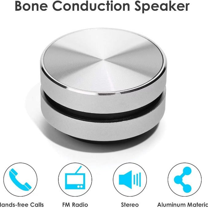 Tws Black Technology Magnetic Portable Stereo Speaker Metal Mini Cannon Resonance Sound Conduction Wireless Bluetooth