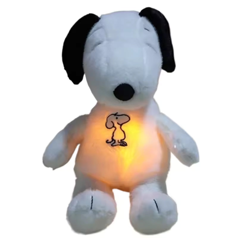 Glow-Heart Snoopy Plush"