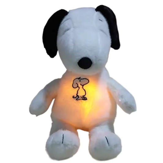 Glow-Heart Snoopy Plush"