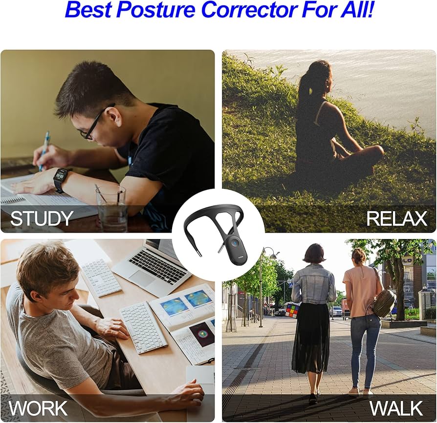 VERIXA™ Smart Posture Corrector – Intelligent Neck & Back Alignment Trainer