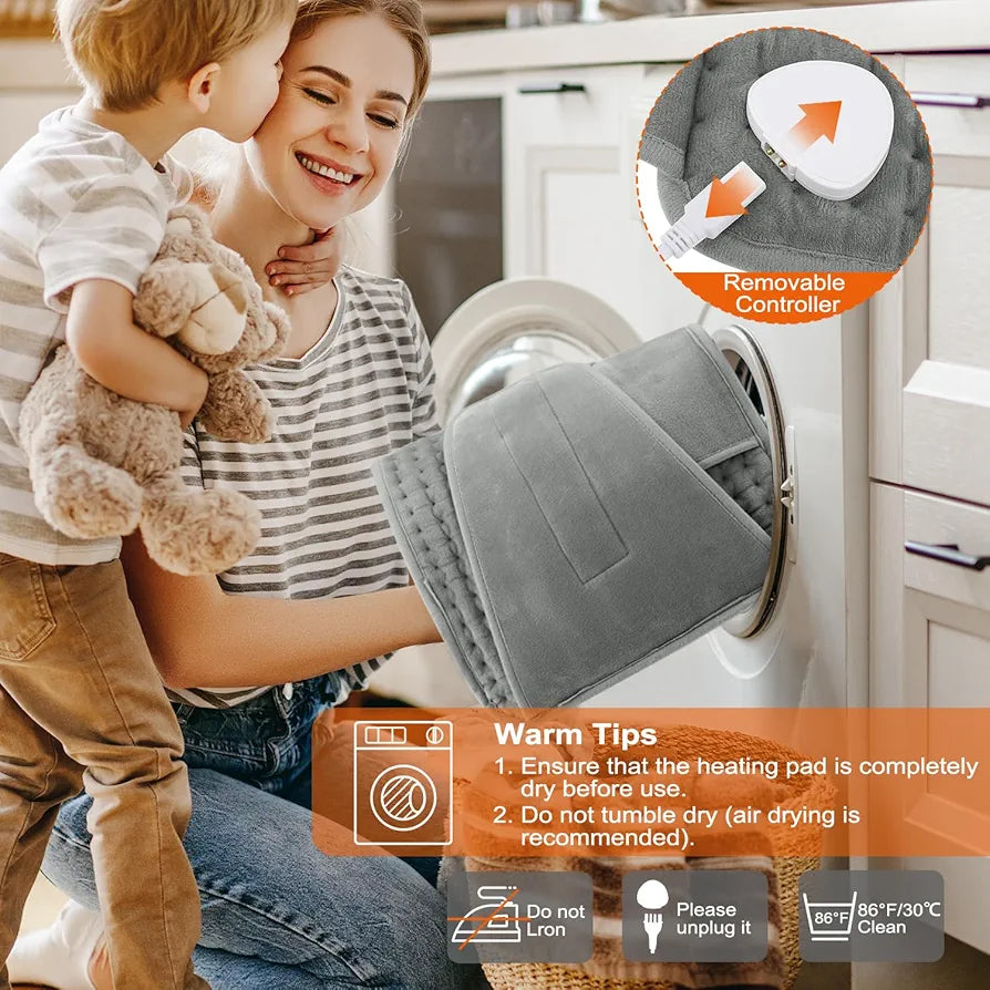 Electric Heating Waist Belt for Back & Stomach Pain Relief