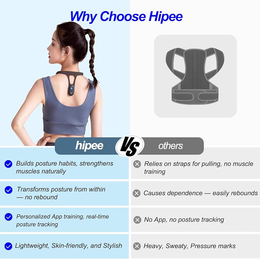 VERIXA™ Smart Posture Corrector – Intelligent Neck & Back Alignment Trainer