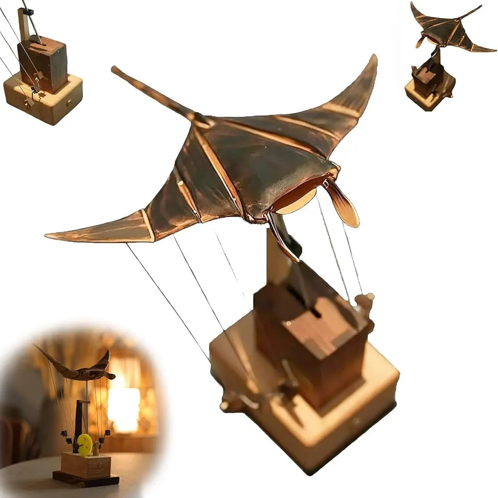 Handcrafted Vintage Flying Aircraft Décor