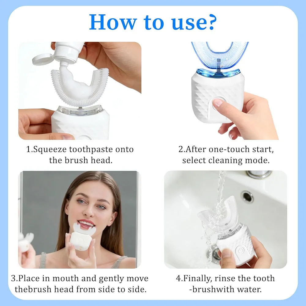Cross-border Adult U-shaped Electric Toothbrush