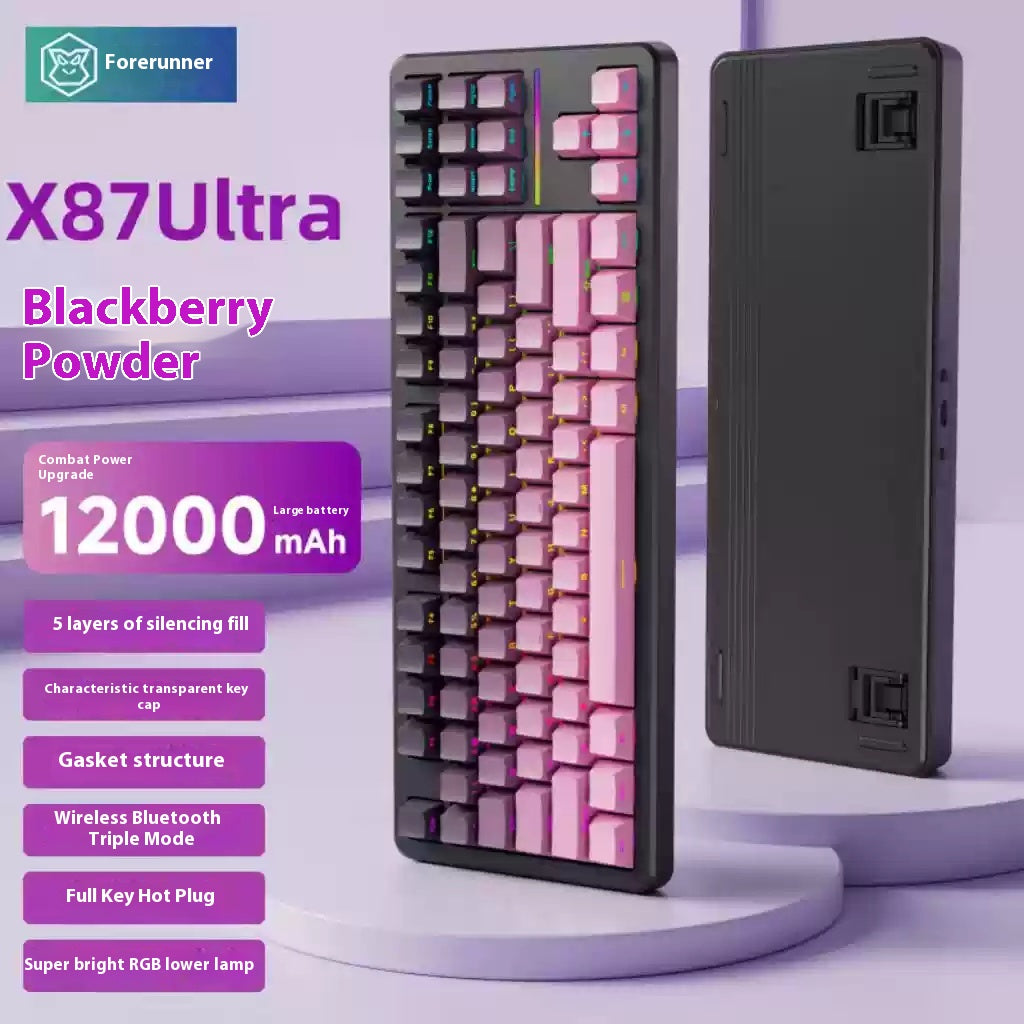 X87 Ultra RGB Mechanical Keyboard with 12000mAh Battery