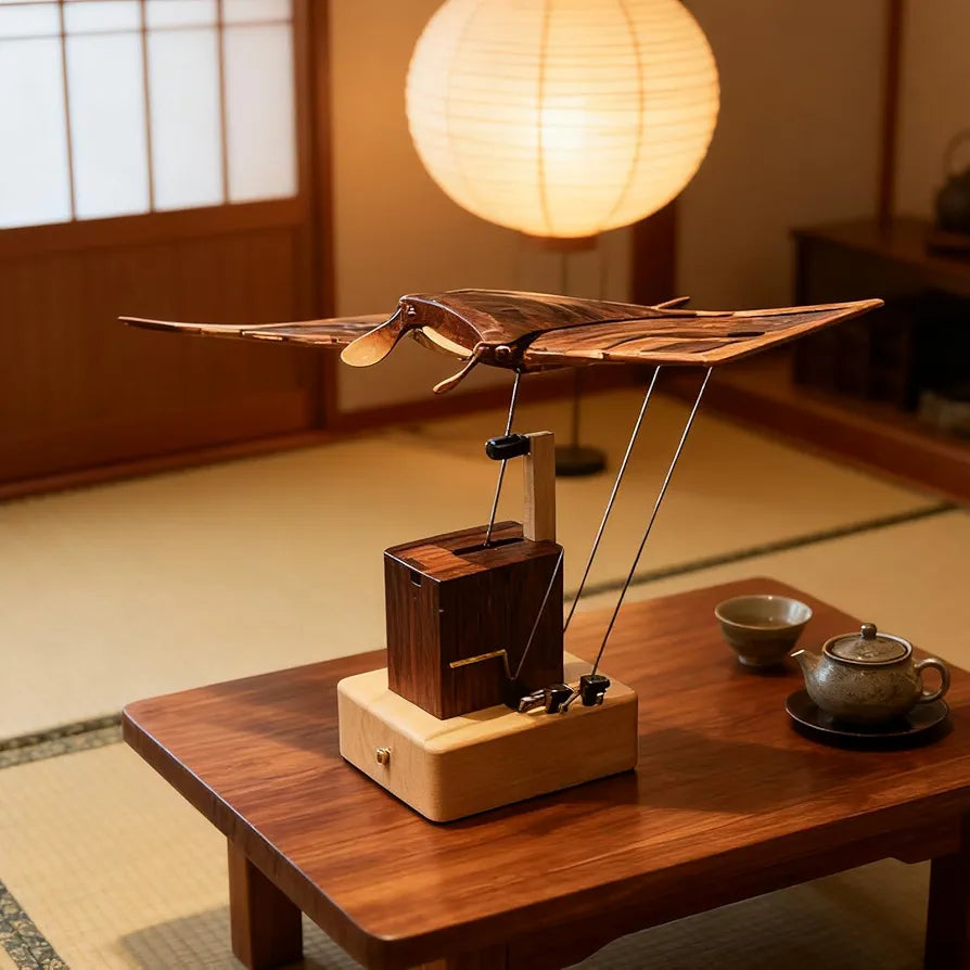 Handcrafted Vintage Flying Aircraft Décor