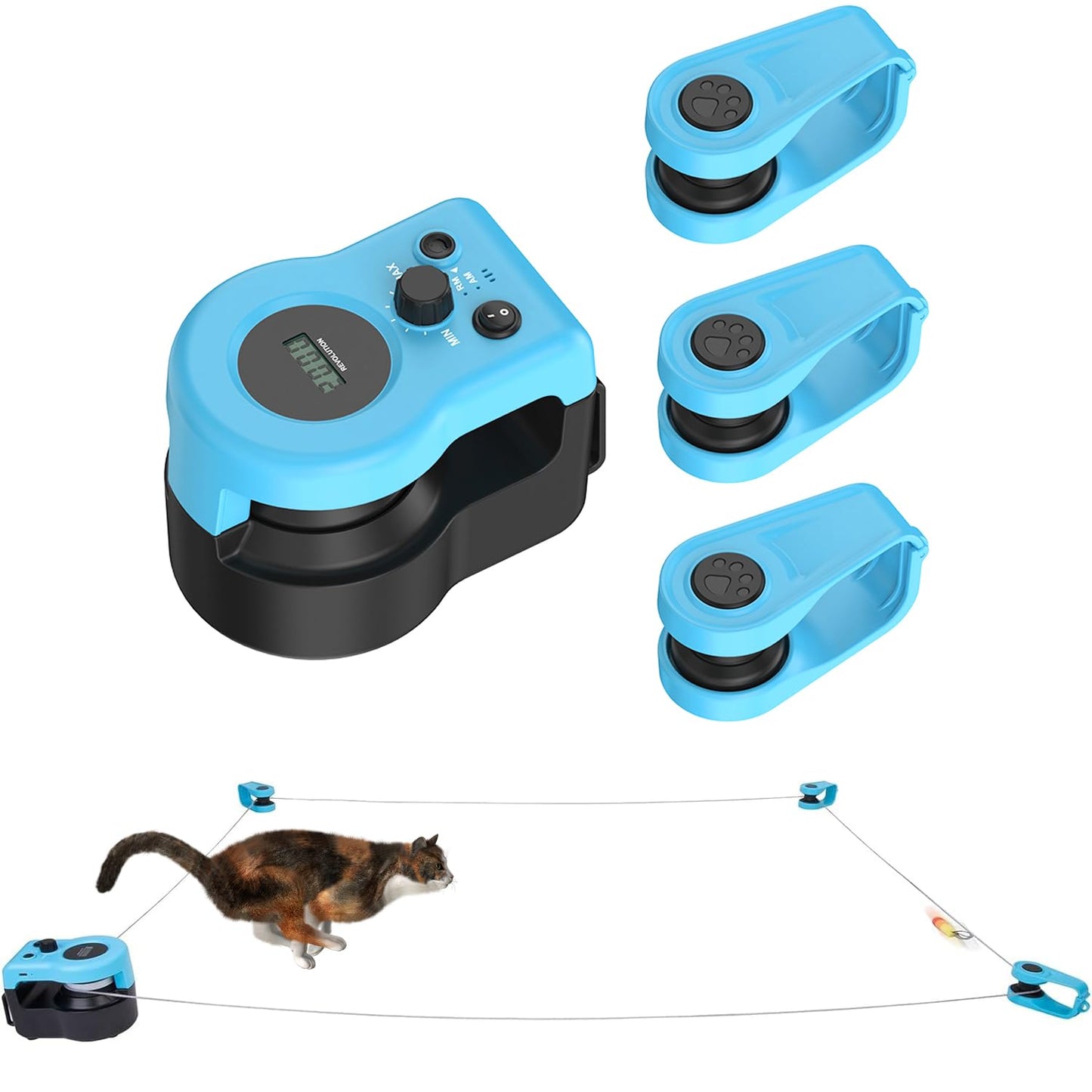 Automatic Cat Laser Toy with Remote Control, Motion Activated Pet Play Traine